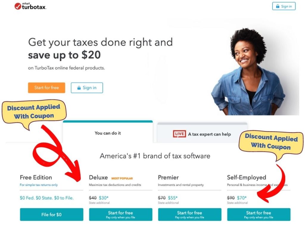 Turbo Tax For Military Discount is the Premier Self Employed Option